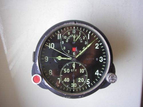 Russian ussr chronograph military airforce aircraft cockpit clock