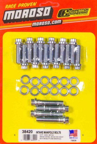 Moroso intake manifold bolt kit big block chevy p/n 38420