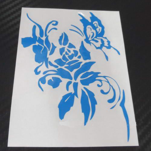 Car vinyl decals sticker tailgate decals butterfly flower decals #cj110