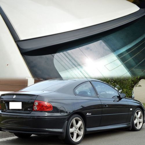 Unpainted for pontiac gto coupe roof window visor spoiler wing k type 04-06 rear