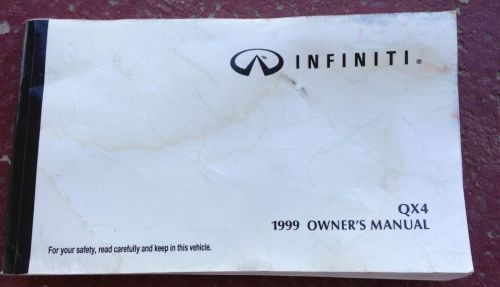 :: 1999 infiniti  qx4 owners owner&#039;s manual - used ::