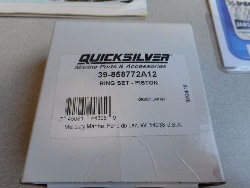 Mercury piston ring set p/n 858772a12