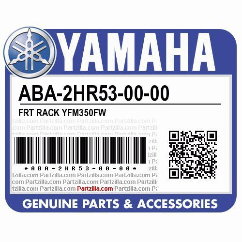 Yamaha moto 4 yfm 350 yfm350 yfm350fw chrome front cargo rack 87 1987 1308