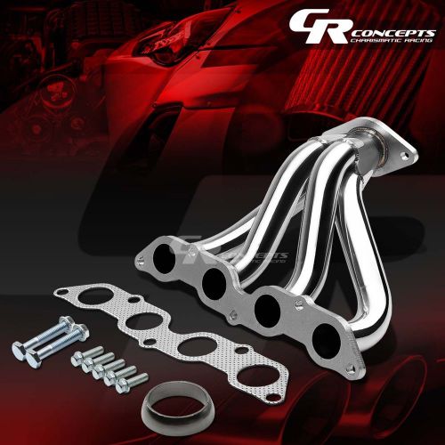 For 04-07 toyota/scion xa/xb 1.5 stainless chrome exhaust manifold header+gasket