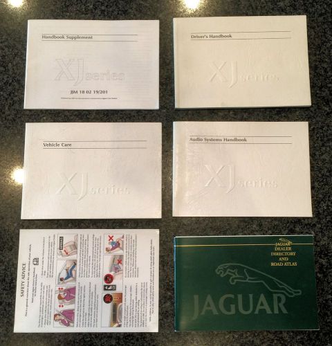 Jaguar xj series owners manual set for x308