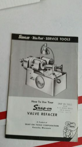 How to use your snap on valve refacer 1960&#039;s vtg tools estate