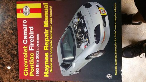Haynes 1993-2002 camaro-pontiac repair manual