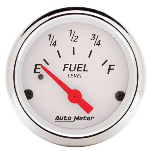 Auto meter 1317 white fuel level gauge