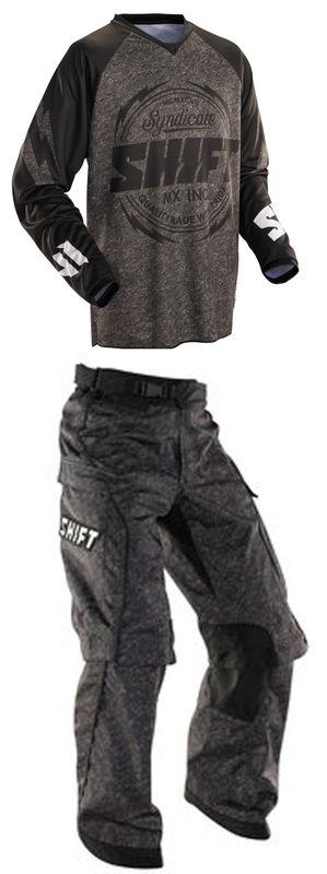 Shift recon tiger heather grey kit pant & jersey combo motocross mx 2014
