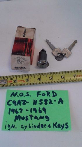 1967 1968 1969 ford nos mustang ignition cylinder with keys