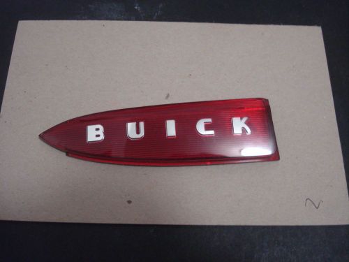 Rare 1949 buick super trunk lid emblem insert &#034;buick&#034;