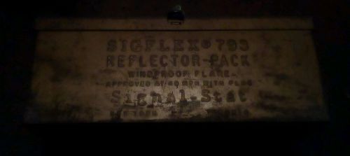 Vintage sigflex 793 reflector pack signal stat - not used