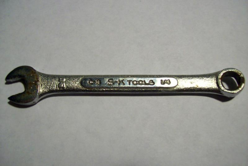 Sk 1/4 inch combo wrench 6 point