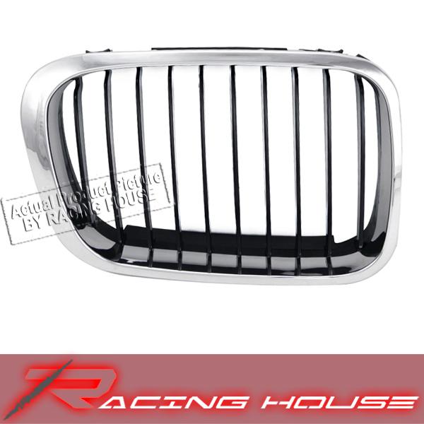 99-01 bmw e46 328i 325i 330xi chrome grille black shell right side replacement