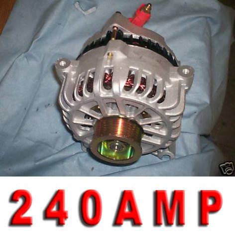 Ford mustang gt high amp alternator 05 06 07 08 09 4.6l clutch pulley generator