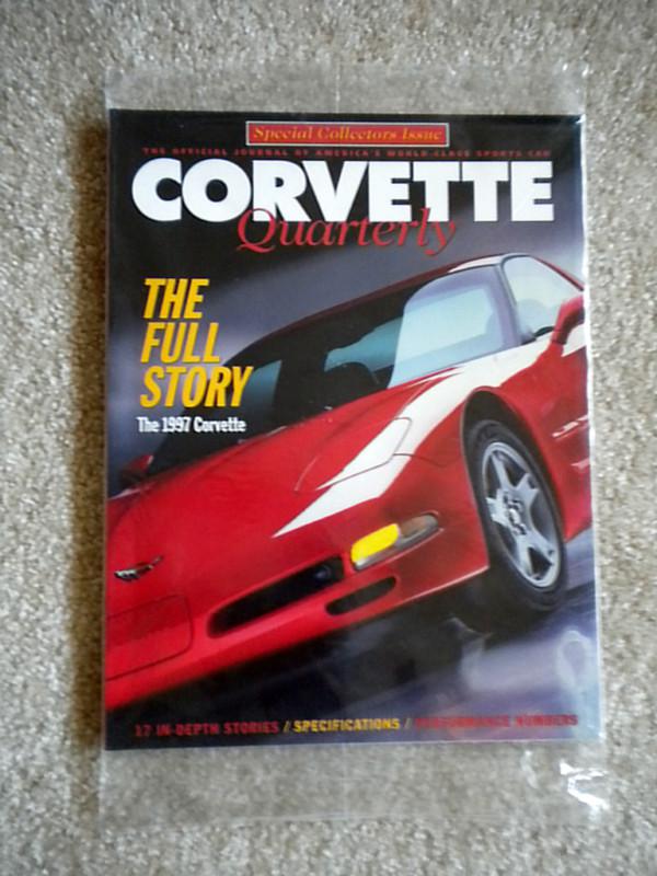 1997 corvette quarterly magazine features options specification photos c5 poster