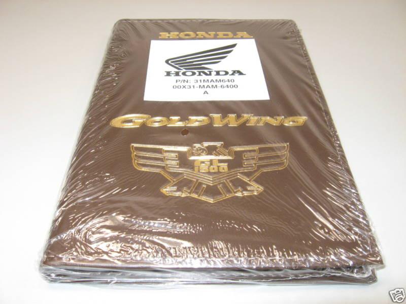 New owners manual 1999 gl1500 goldwing oem honda genuine operators book     #l10
