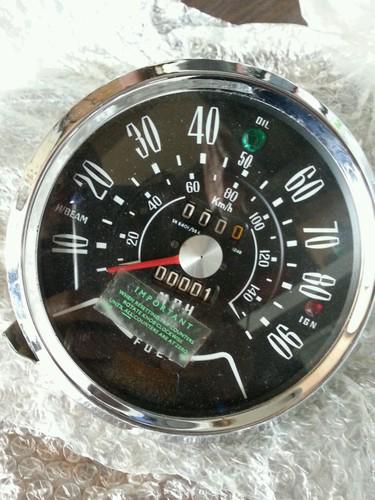 Smiths sn6401/56a = triumph 208250 speedometer, with fuel gauge segment