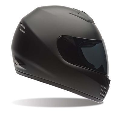 Bell arrow helmet medium matte black dot-approved w/clear shield 2017694
