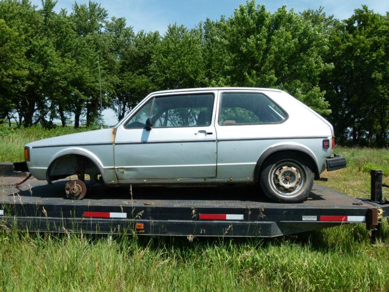 Parting out: 1982 vw rabbit / golf i volkswagen mk1 a1 " black tie " edition