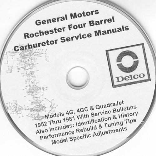 Rochester 4 barrel carburetor 4g 4gc quadrajet qjet