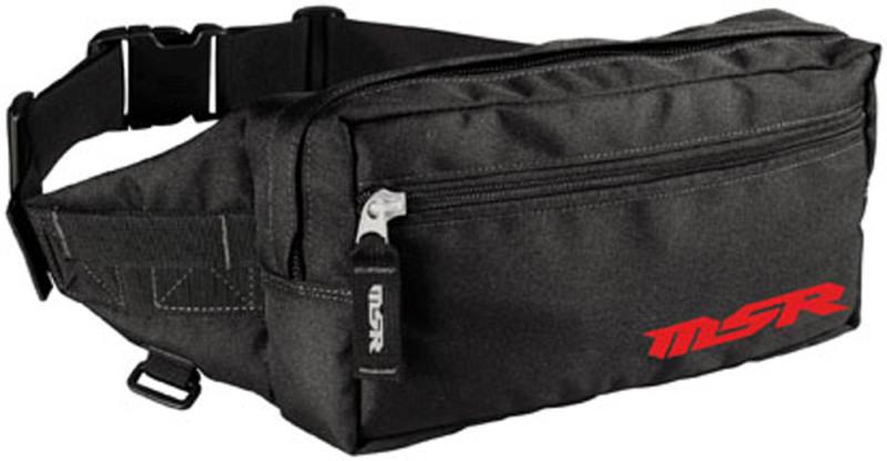 New msr trail waistpack, black, 5.5h x 11w x 3d