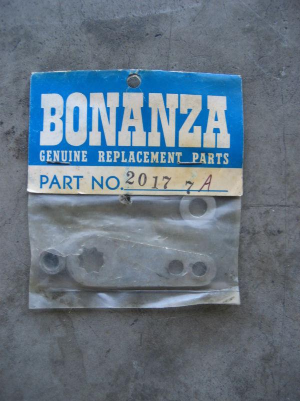 Bonanza minibike original brake arm and hardware nos  rare item!