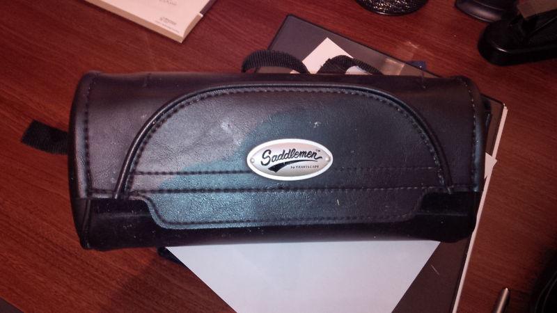 Saddlemen - fork/handlebar leather bag