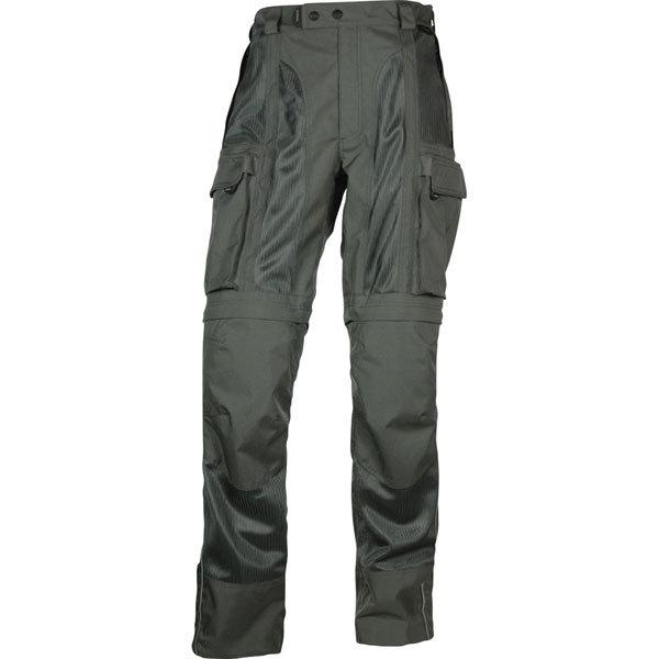 Pewter w36 olympia moto sports recon air 3 mesh tech convertible textile pant
