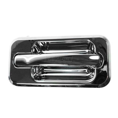 Exterior outside door handle all chrome rear rr passenger side for 03-09 h2