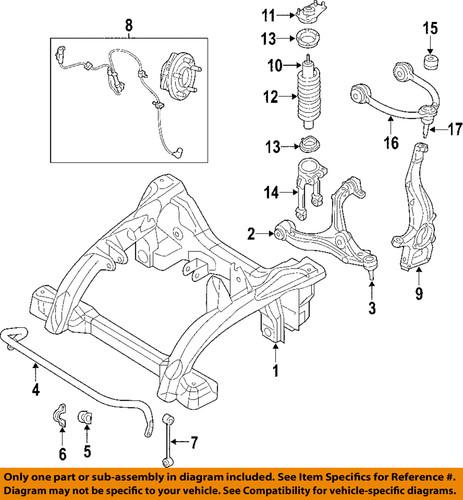 Jeep oem 52090477aa front suspension-fork