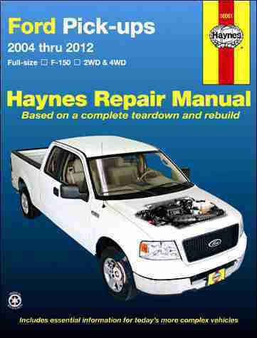 Ford f-150 & full-size pickup repair shop & service manual 2010 2011 2012