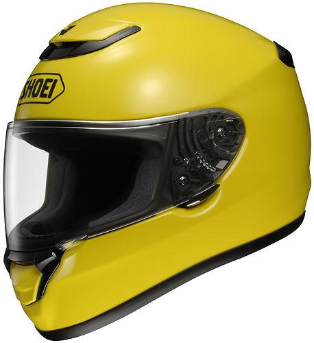 Shoei qwest brilliant yellow motorcycle helmet size small