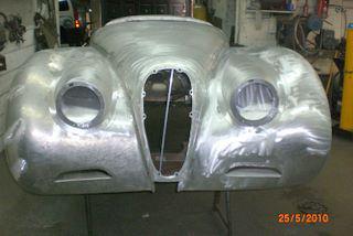 Jaguar xk-120 xk-140 xk-150 alloy body assembly new!!!