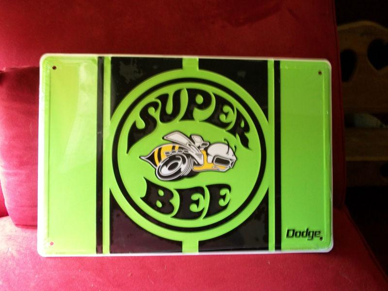 Vintage retro super bee sign looks like cut out of fender, no reserve auction