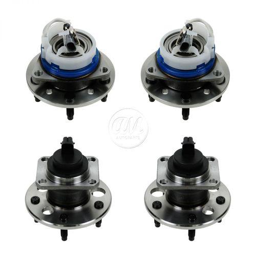 Wheel bearing & hub front & rear assembly kit set of 4 for chevy olds pontiac