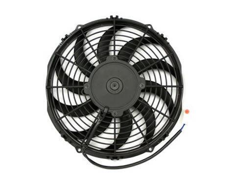 Fan, 9" high perform 708 cfm fan blows air (12 volt) [17-09hp-b]