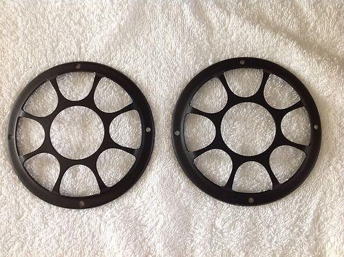 Pair morel 4" speaker metal grills covers only...............a