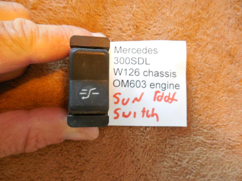 Mercedes w126 vertical sun roof switch sunroof  w126 w123 w116 r107 w201 