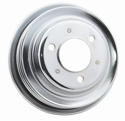 Mr. gasket chrome plated crank pulley 4961g