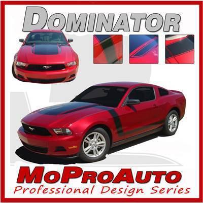 Boss - 3m pro grade ford mustang hood side stripes graphic decals 2011 557