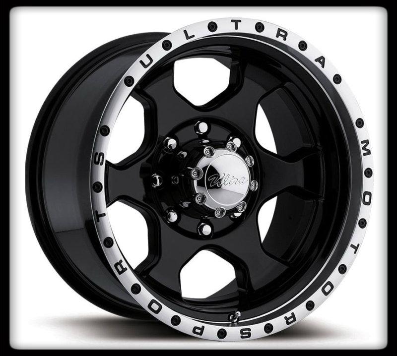17" ultra 175b rogue black rims & federal lt265-70-17 couragia mt tires wheels