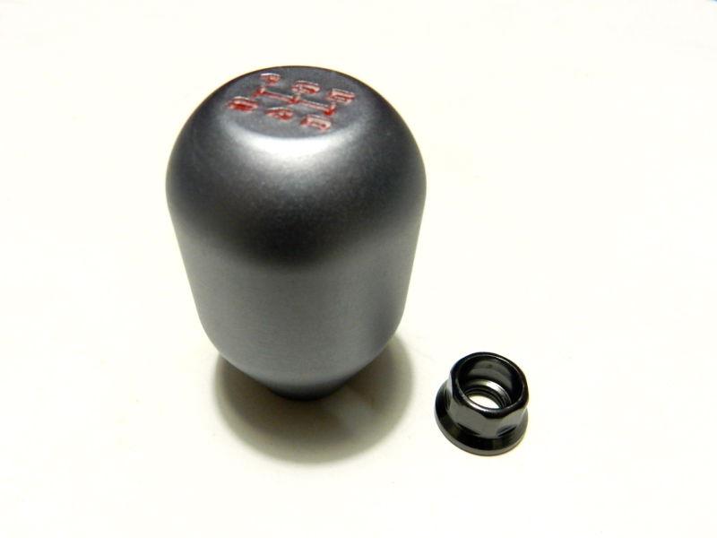 Type r style 5 speed shift knob for honda acura vehicles mt - silver