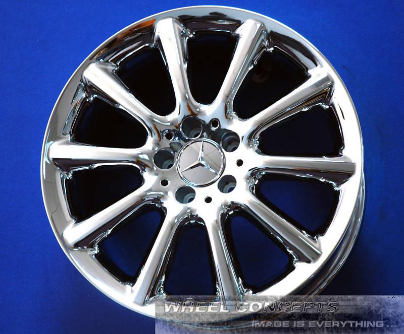 Mercedes sl500 sl550 sl600 18" chrome wheels sl 500 550