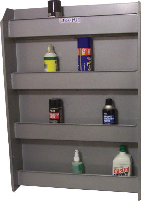 Cargopal cp220a  4 shelf aerosol rack for race trailers white or grey powder