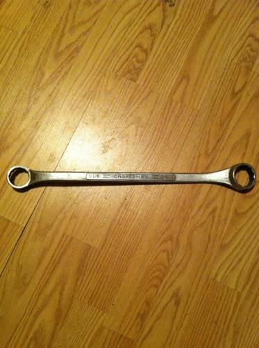 Craftsman box end wrench 1-1/8 by 1-5/16 very good usa  =v=