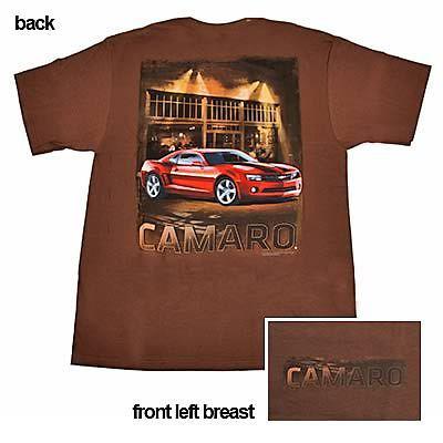Ralph white merchandising t-shirt cotton camaro brown men's 2xl ea