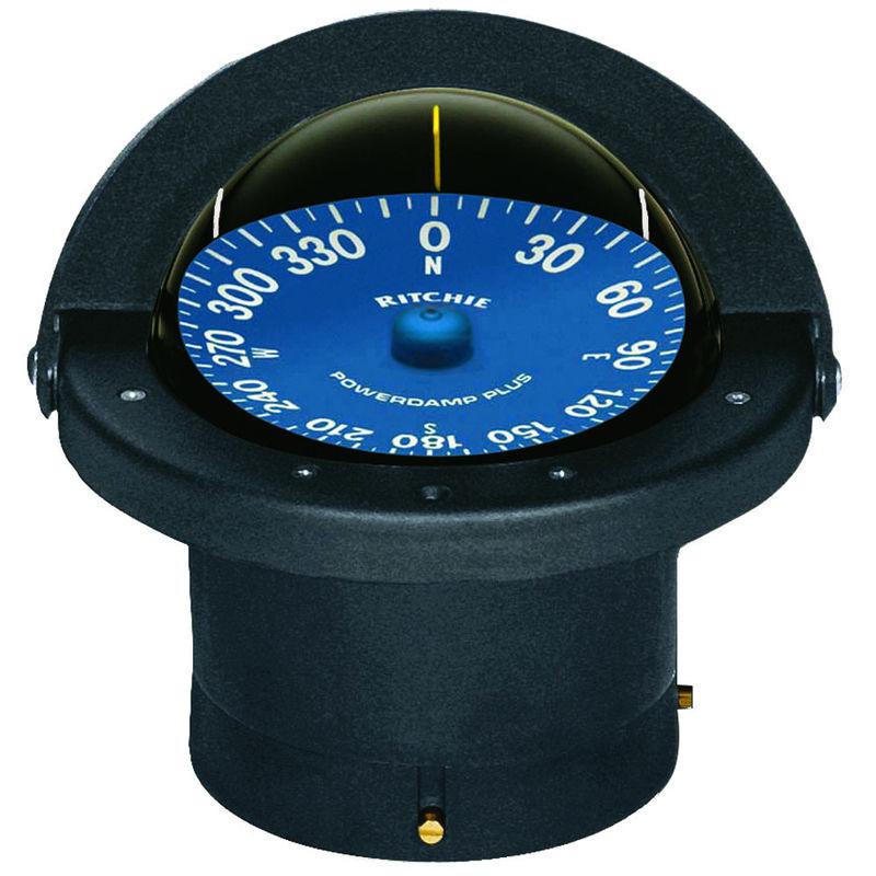 Ritchie ss-2000 supersport boat marine compass black flush mount 4 1/2" dial