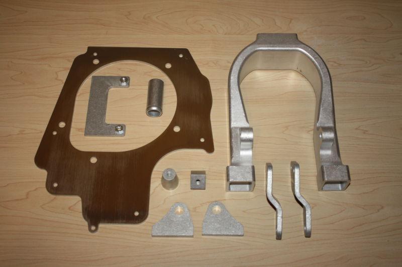 Complete aluminum frame conversion kit 04-12 crf250x to cr500 engine