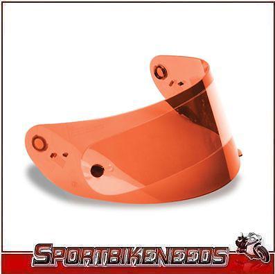 Bell race hi-def orange helmet shield with posts star rs-1 vortex race shields